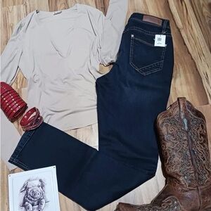 Classic Indigo Boot Cut Jeans